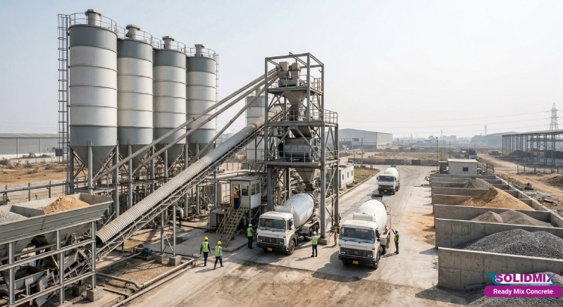 Plant in Raipur ready mix concrete batching