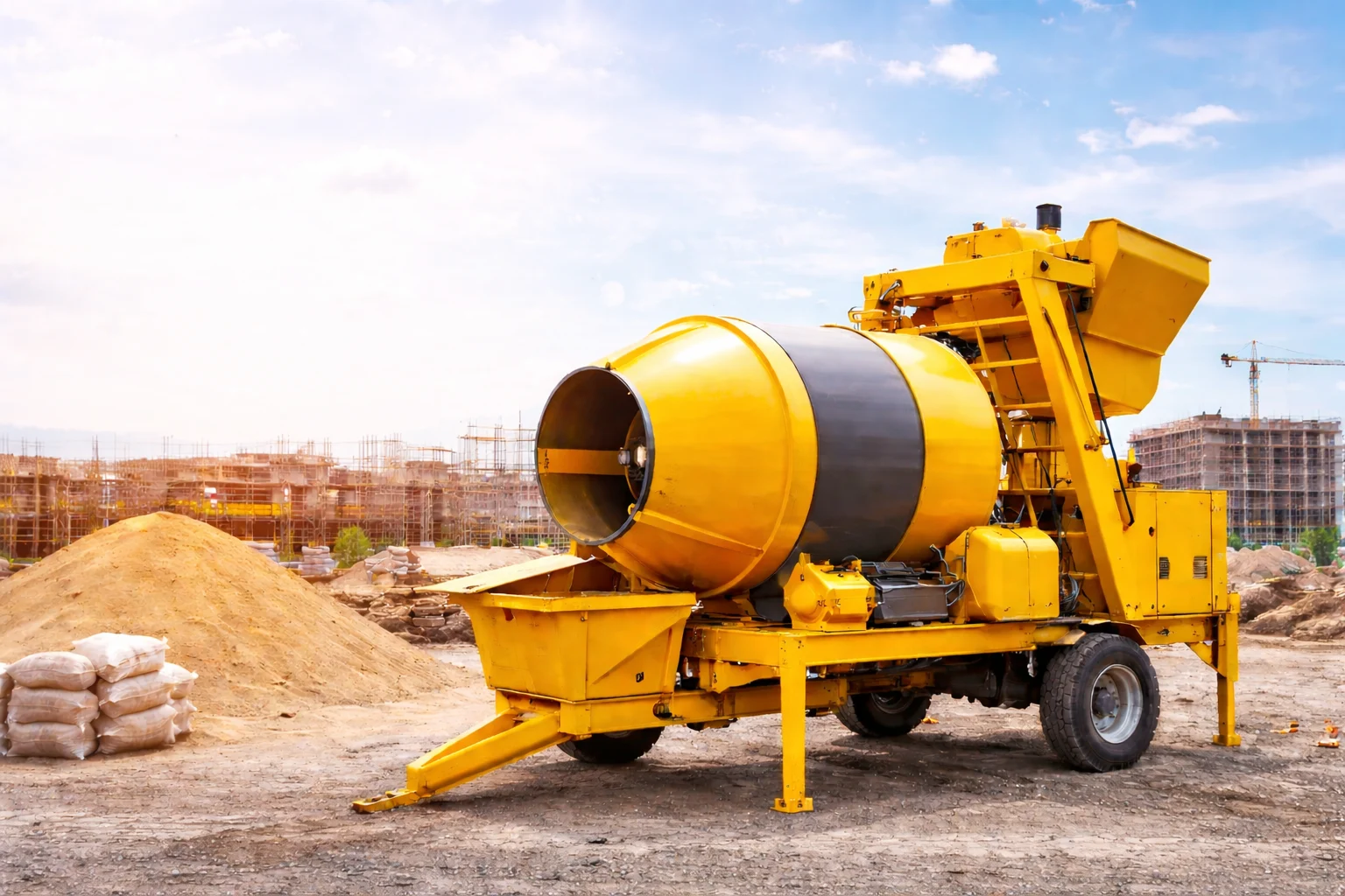 concrete mixer Image