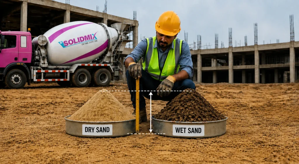 Bulking of Sand